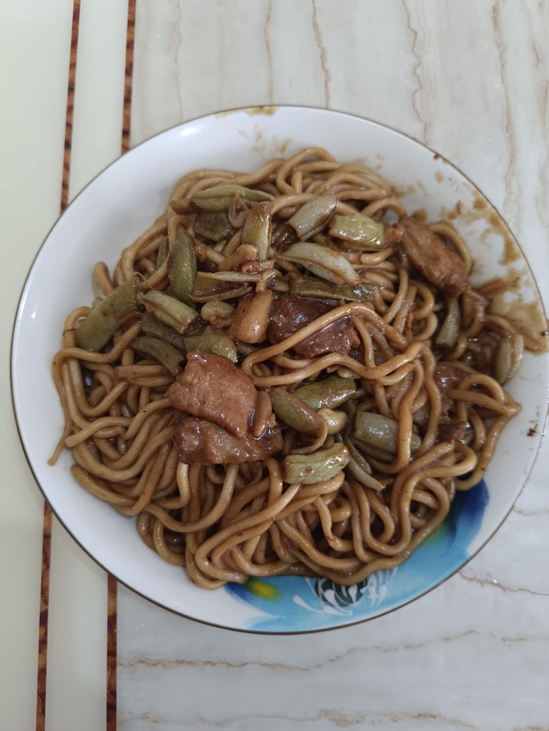 芸豆焖面（附万能的腌肉不老的办法）