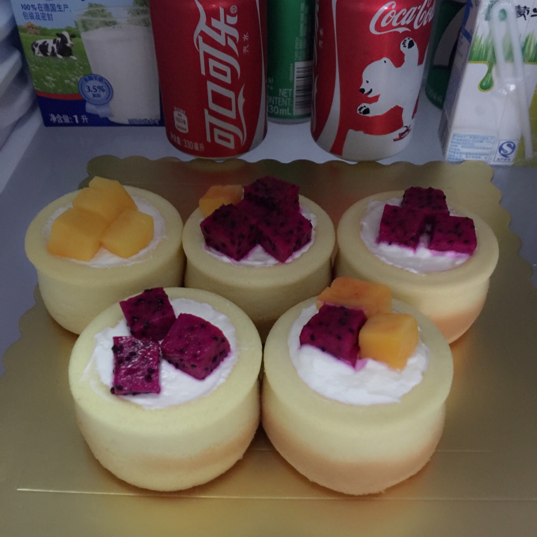 海绵蛋糕水果杯（chefmade堡尔美克模）