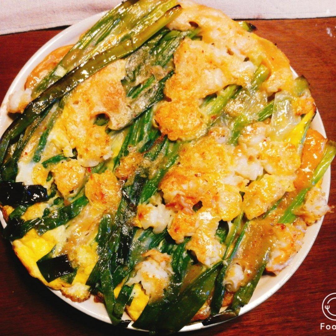 韩国海鲜葱饼