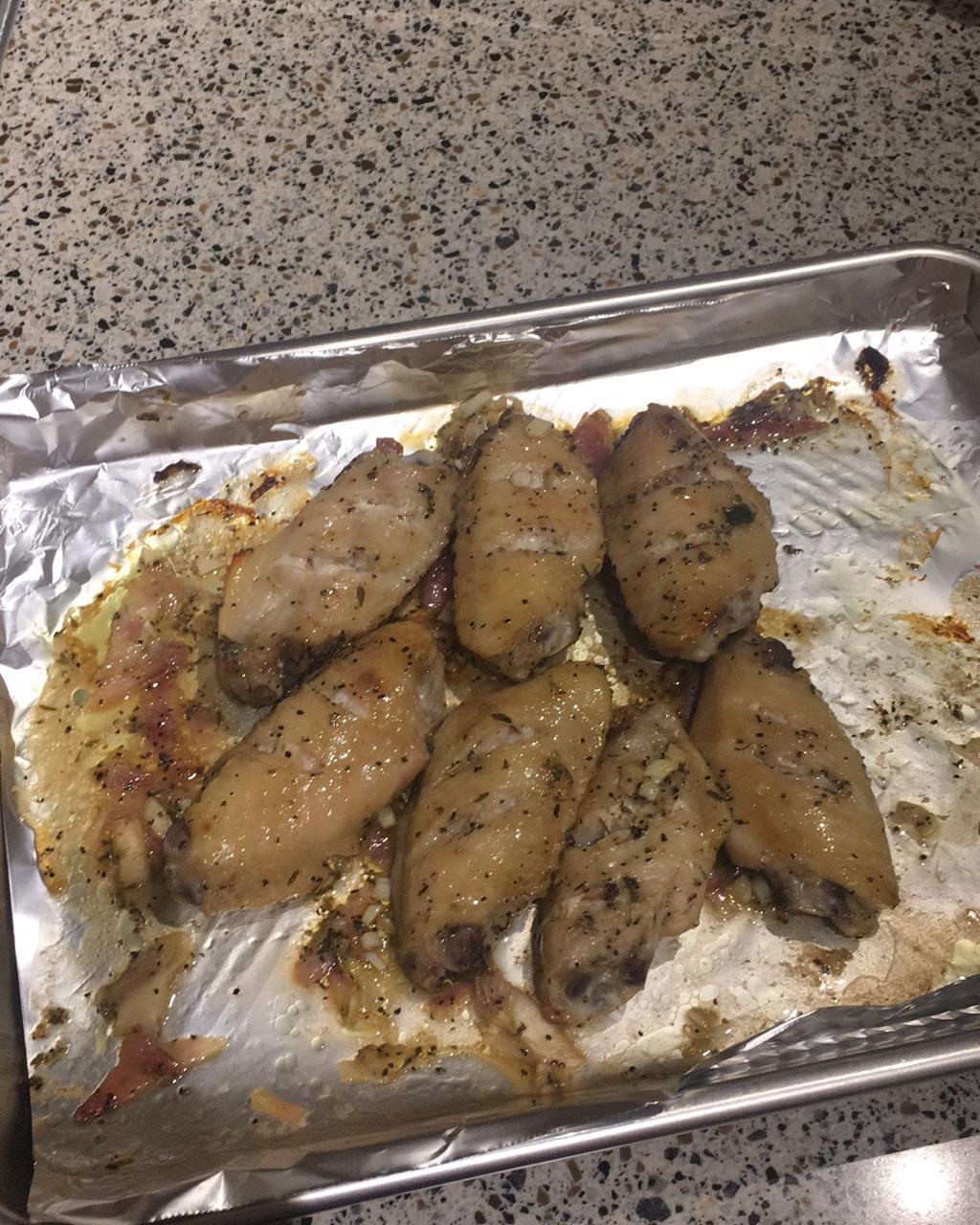 柠檬百里香烤翅