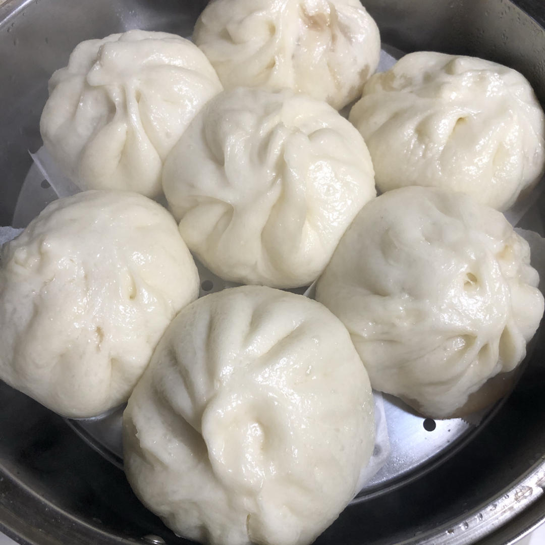 猪肉包子（附视频。一次性发酵。）