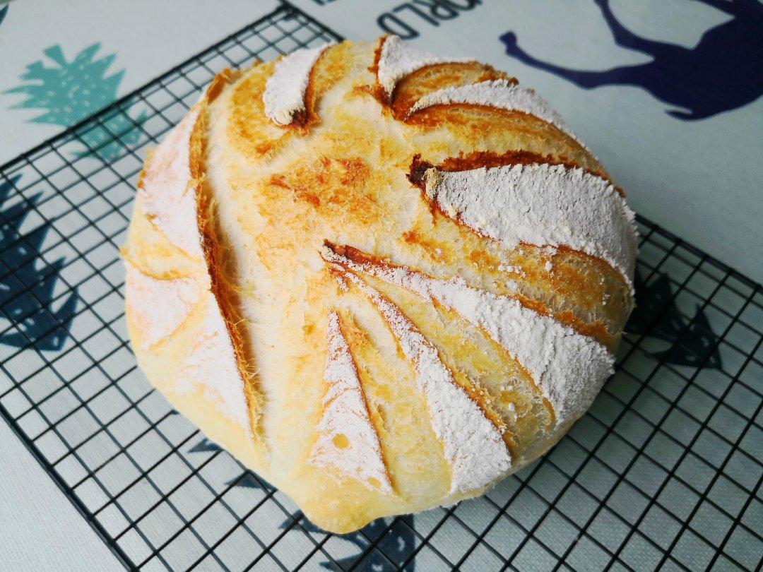 无糖低油/无油全麦欧包：简单易做