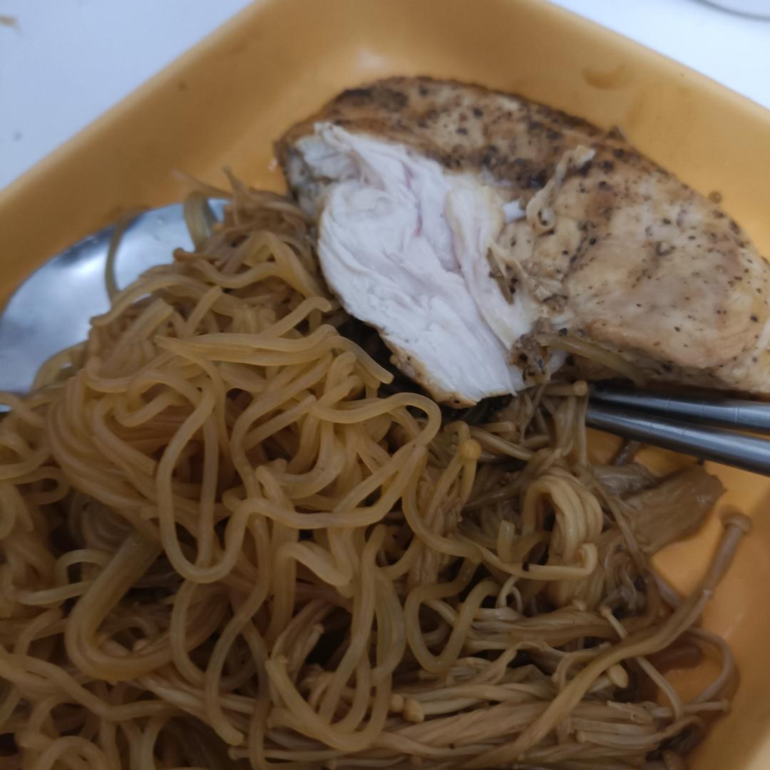 健康快手葱油鸡扒