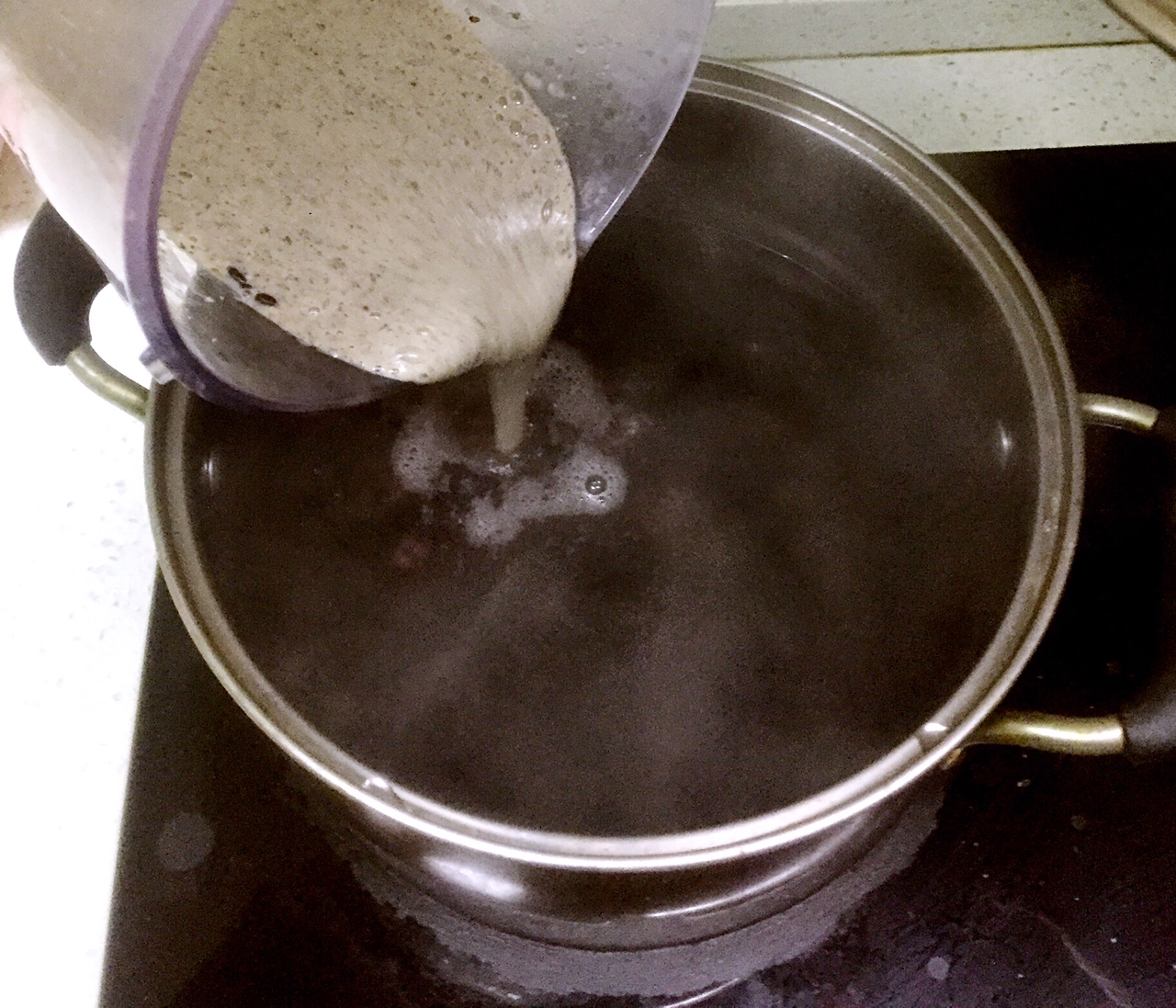 黑豆豆浆（料理机版）的做法 步骤3