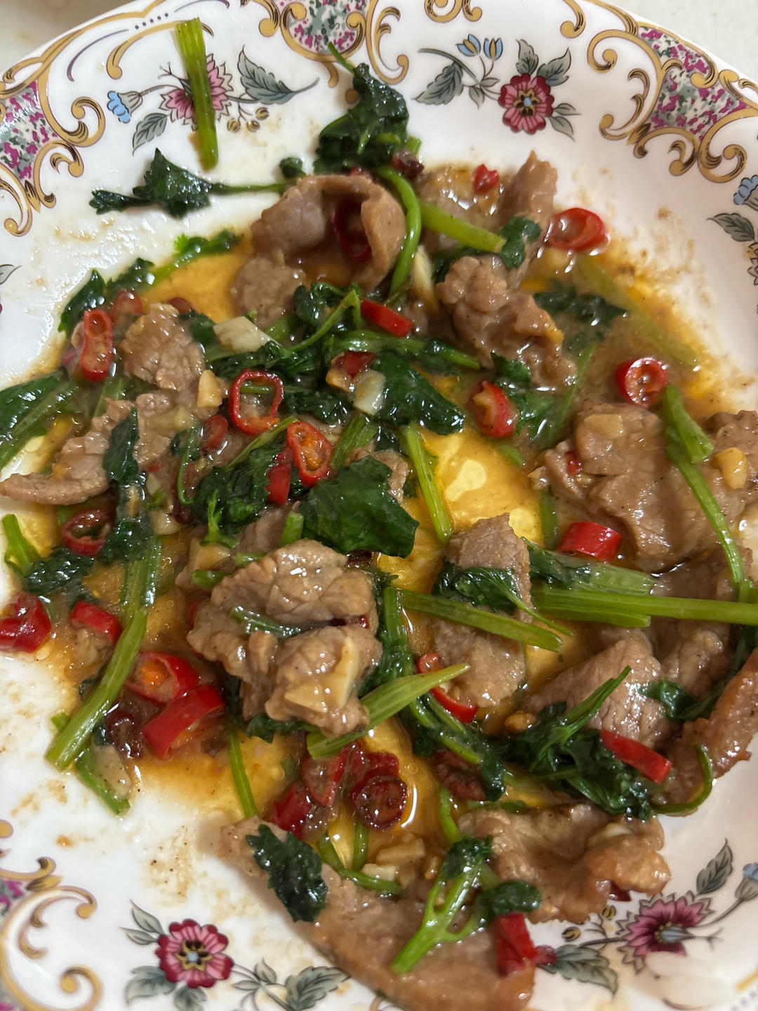 炒牛肉片的做法