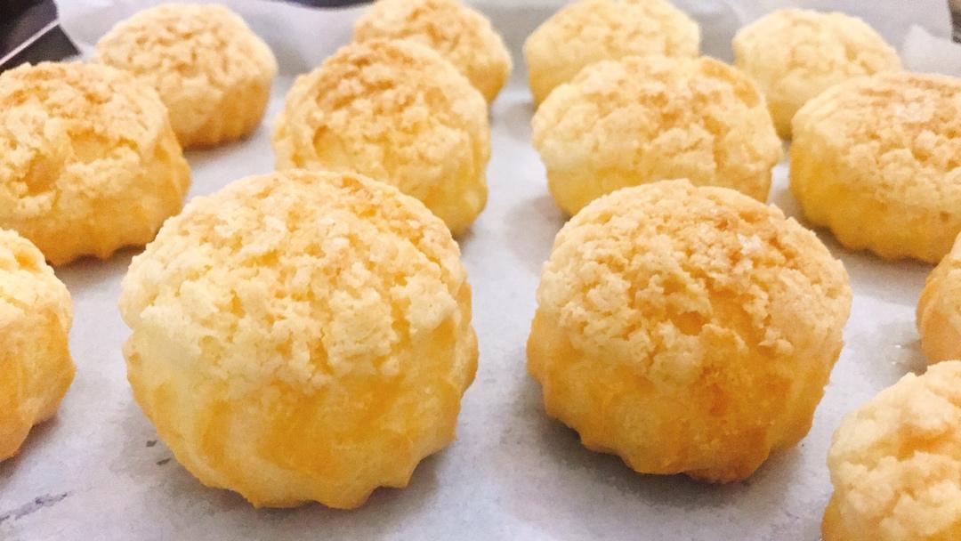 华华wahwah做的酥皮泡芙