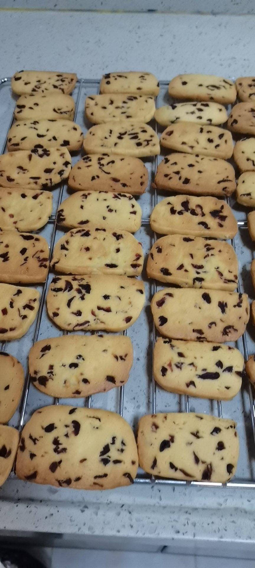 低糖少油版蔓越莓饼干