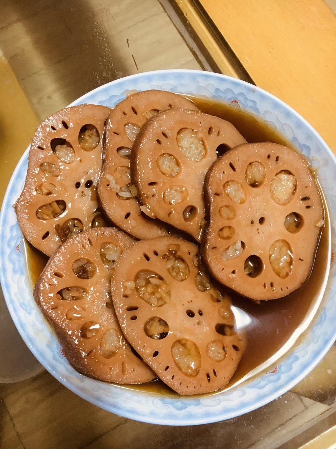 蜜汁糯米藕