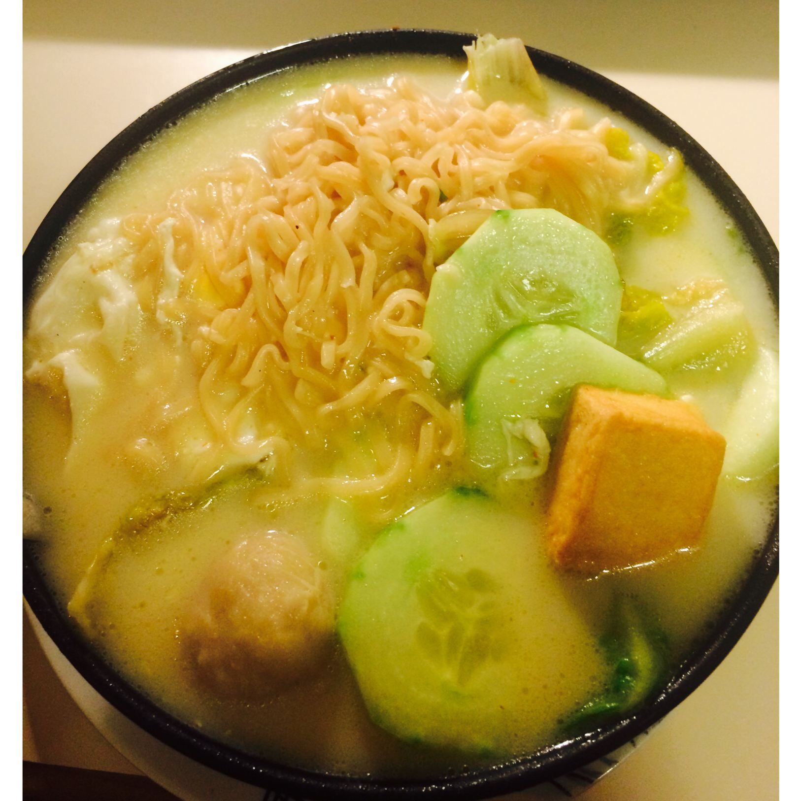 满足食欲的深夜秘密 森系浓香泡面