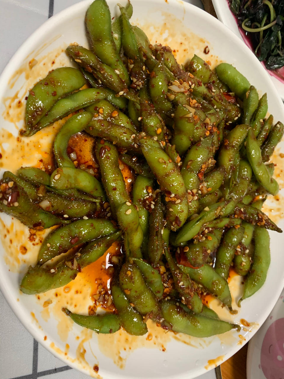 醋拌毛豆