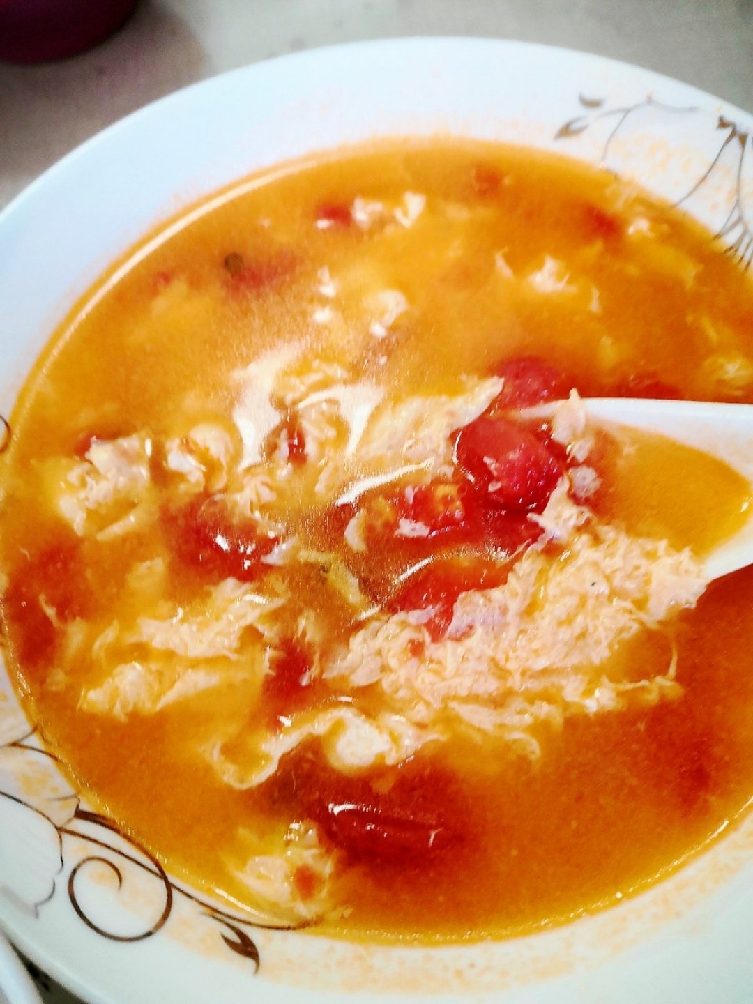 西红柿鸡蛋汤（超级简单快手菜）