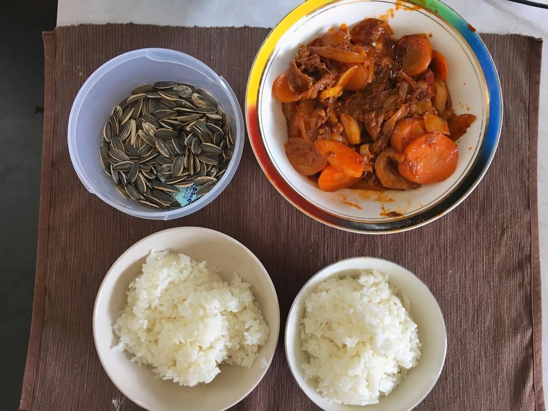 韩式葱爆肥牛 Korean Style Beef with Spring Onion
