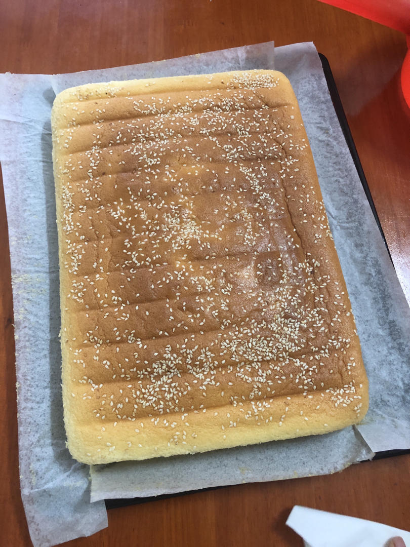 11寸松软美味古早味蛋糕，水浴法