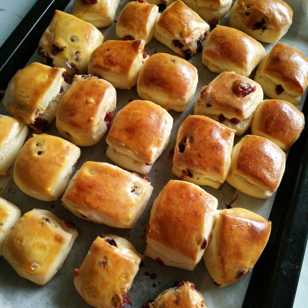 蔓越莓优格小面包块