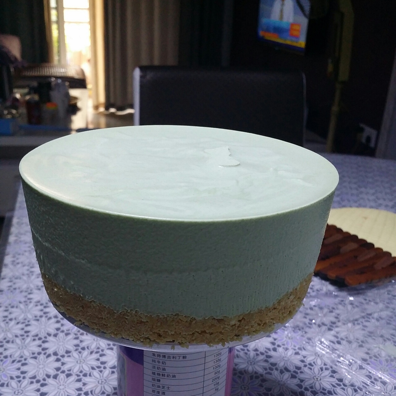 抹茶芝士慕斯蛋糕