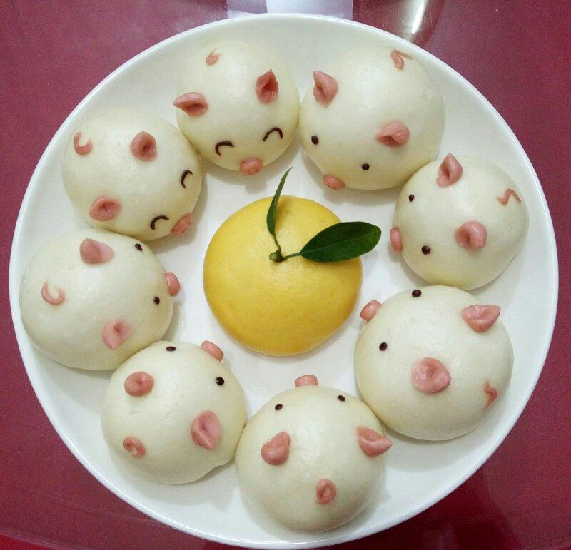 桔子馒头