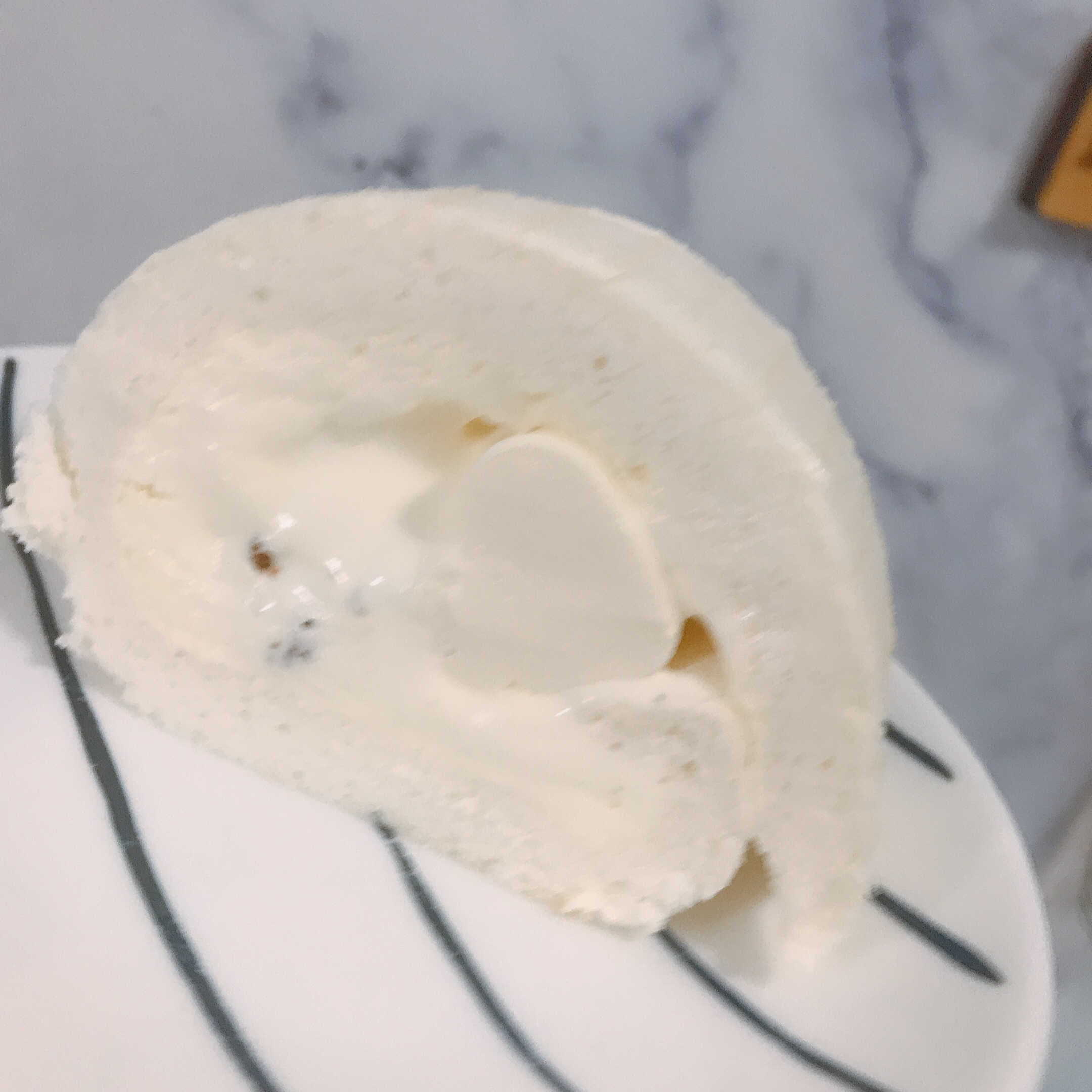 大白兔奶冻卷（自用）奶冻、奶酥、奶油、天使蛋糕的做法
