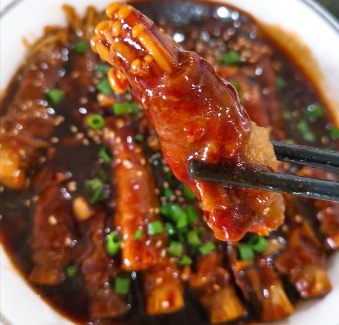 超级下饭的肥牛金针菇