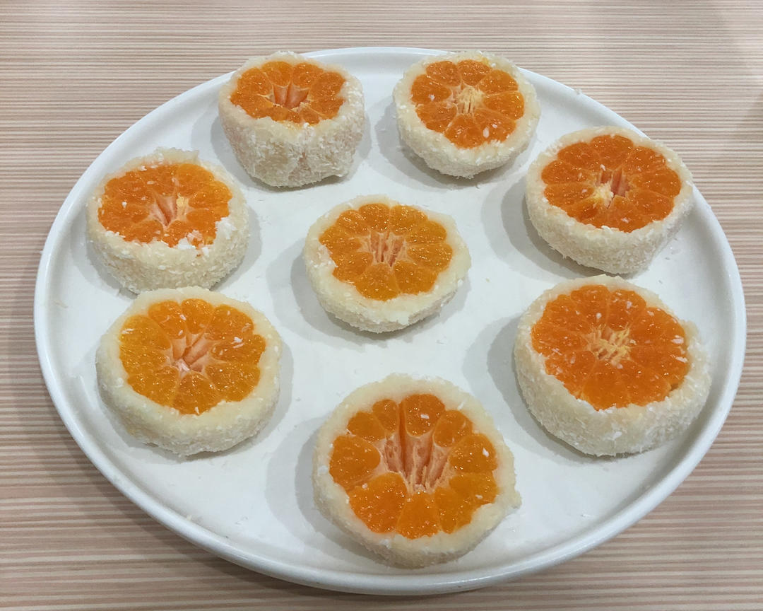 山药橘子甜品