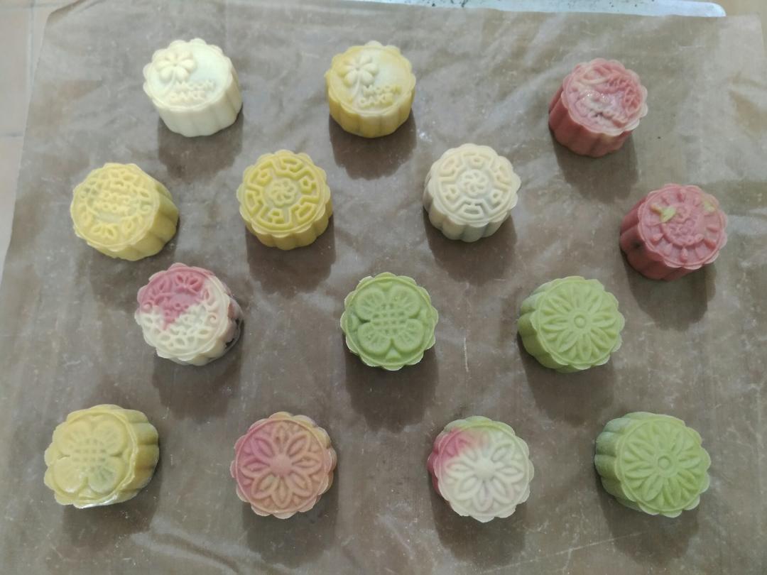 详细步骤手工桃山皮月饼