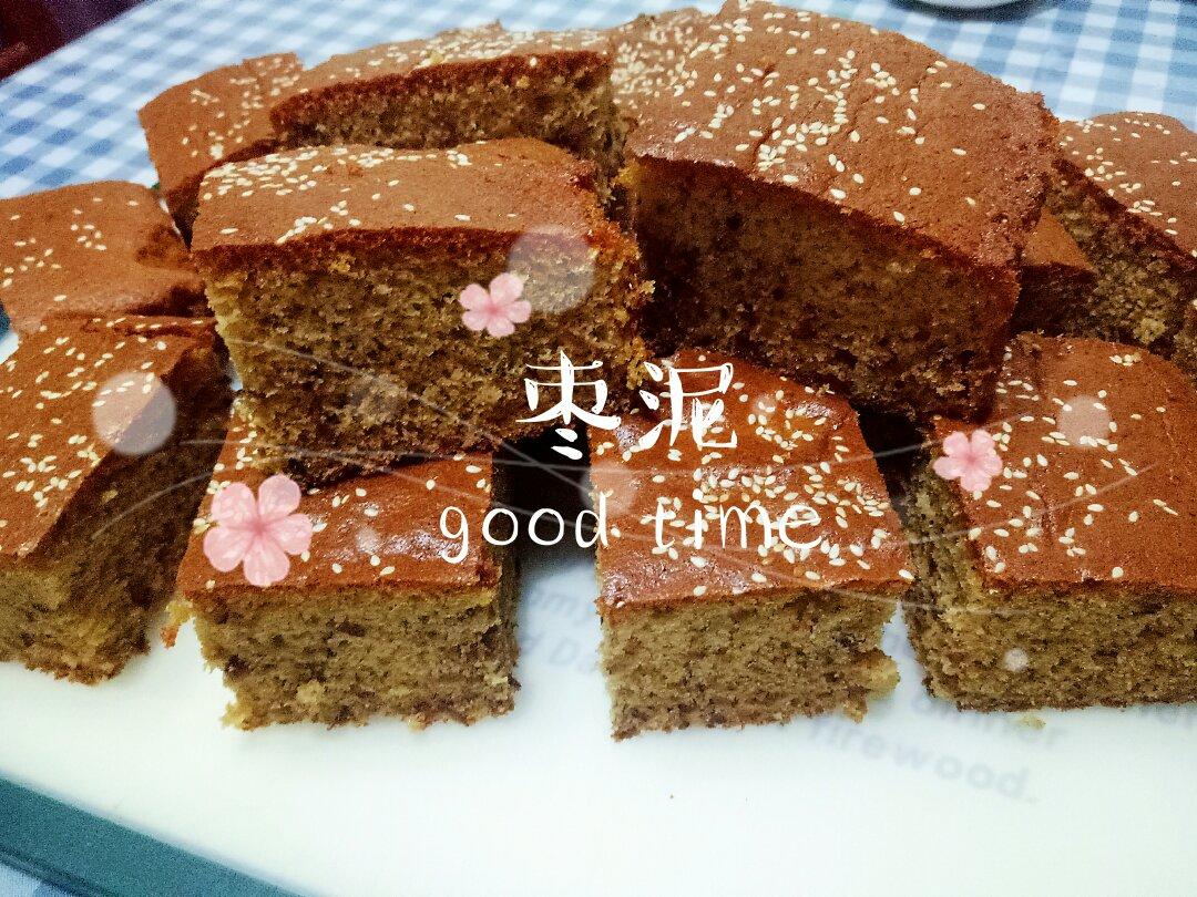 枣泥核桃蛋糕