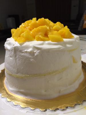 芒果奶油乳酪蛋糕的做法 步骤5