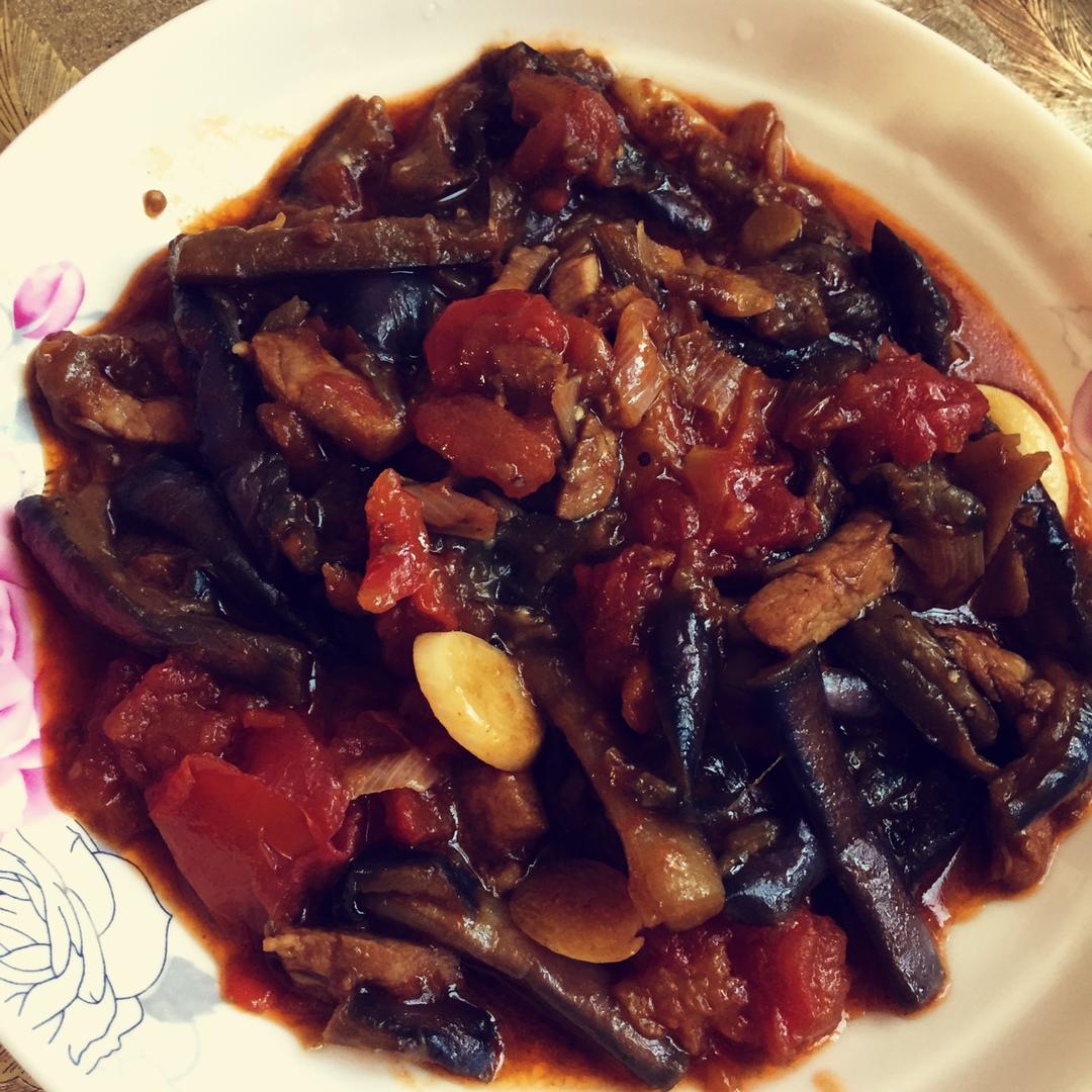 堂妈小厨——番茄烧茄子🍆