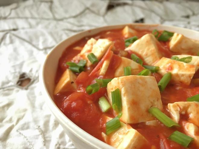 带皮番茄烩豆腐的做法
