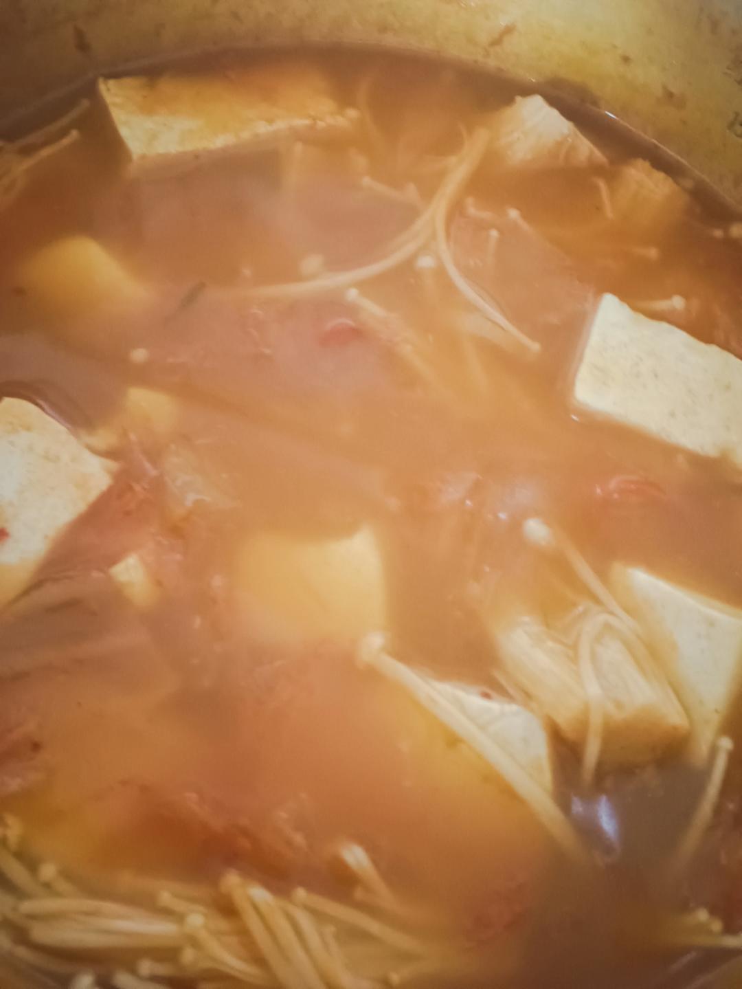 韩国大妈亲授— 韩式泡菜豆腐汤
