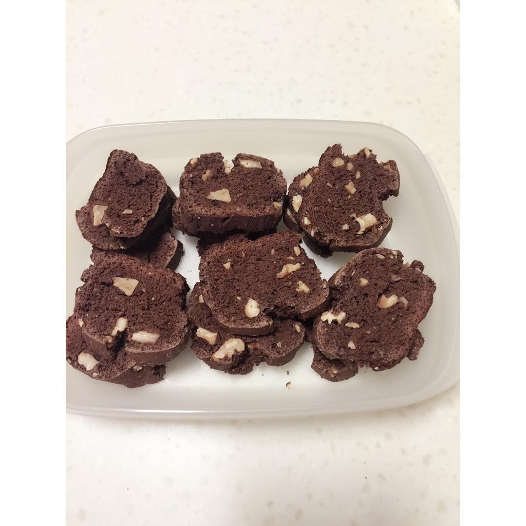 巧克力坚果意式脆饼