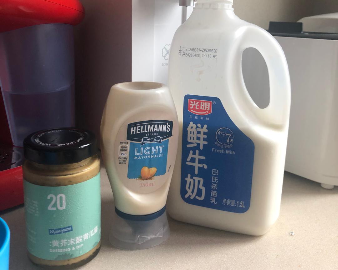 纯奶手撕吐司的做法 步骤1