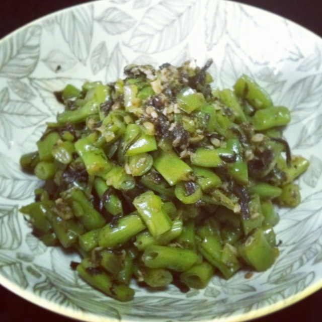 橄榄菜炒四季豆