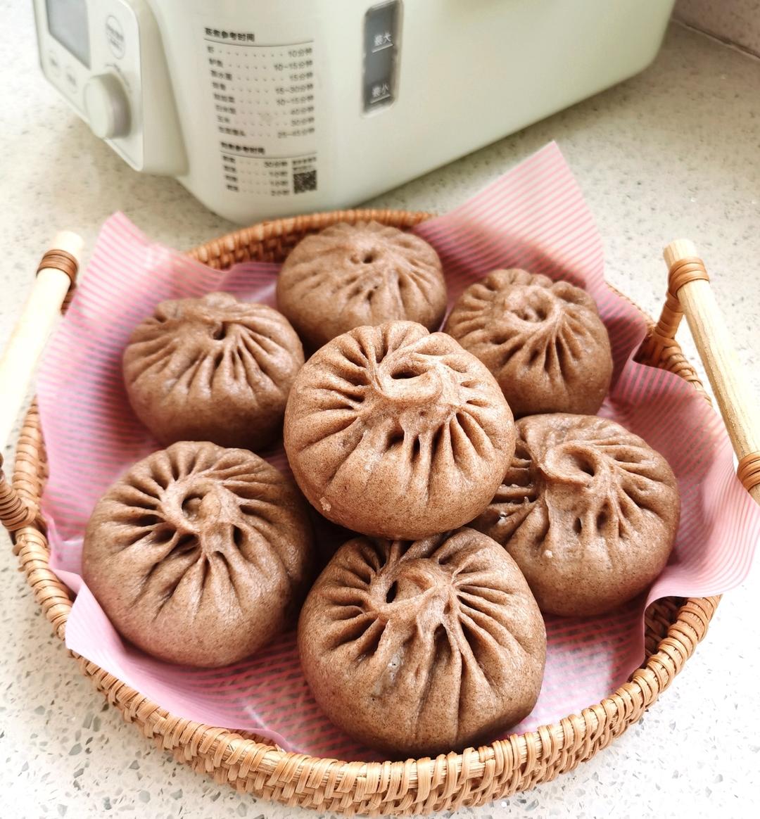 灌汤小笼包+白玉翡翠卷【3月北鼎蒸炖锅食谱】