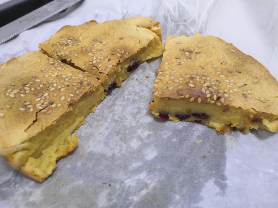 无需揉面‼️只要拌一拌就能做酥掉渣‼️好吃到爆的蔓越莓烤年糕‼