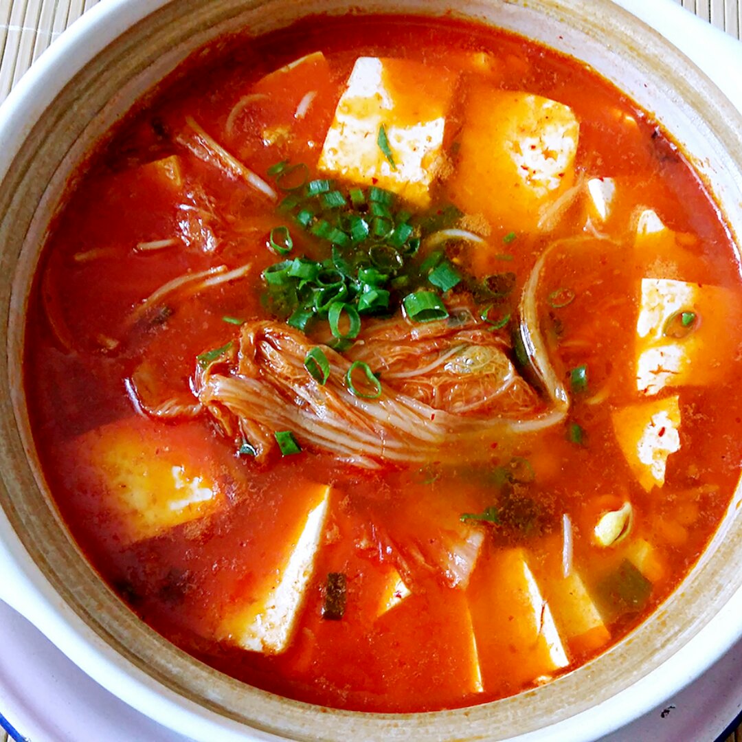 007516做的泡菜汤