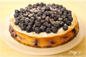 【蓝莓芝士蛋糕/Baked Cheesecake with Blueberries】的做法 步骤9
