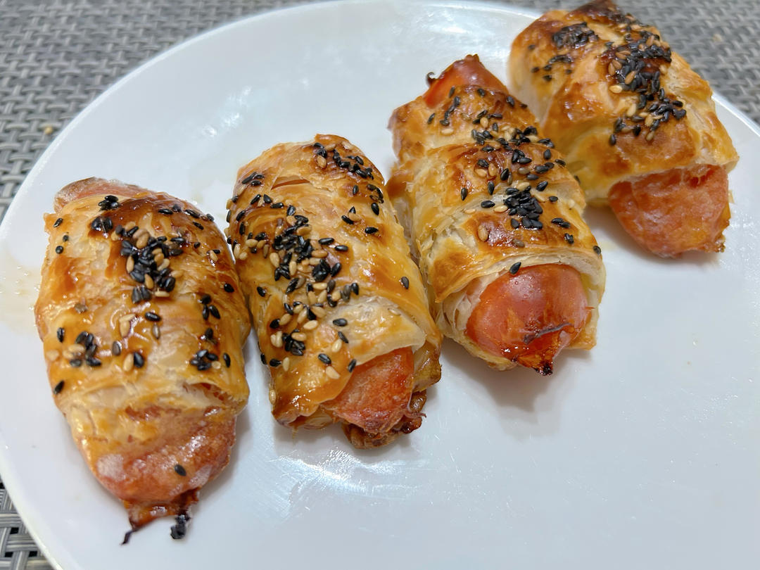 香肠可颂🥐（手抓饼版）