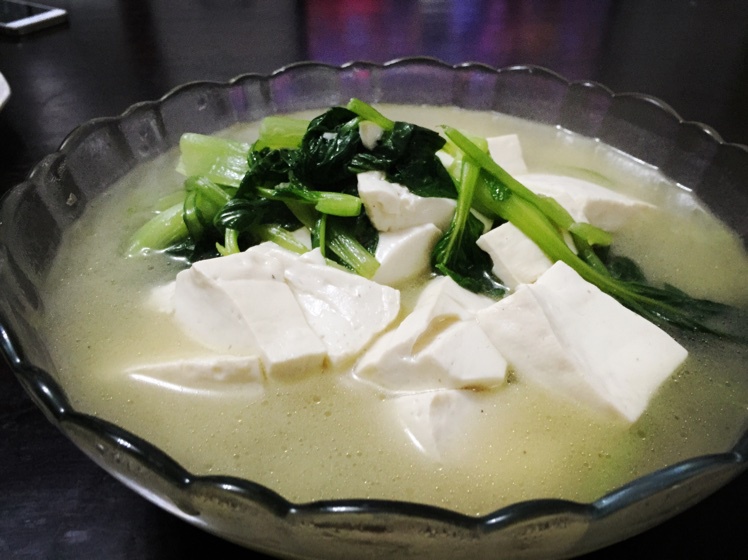 青菜豆腐汤