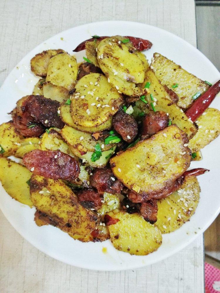 干锅土豆片