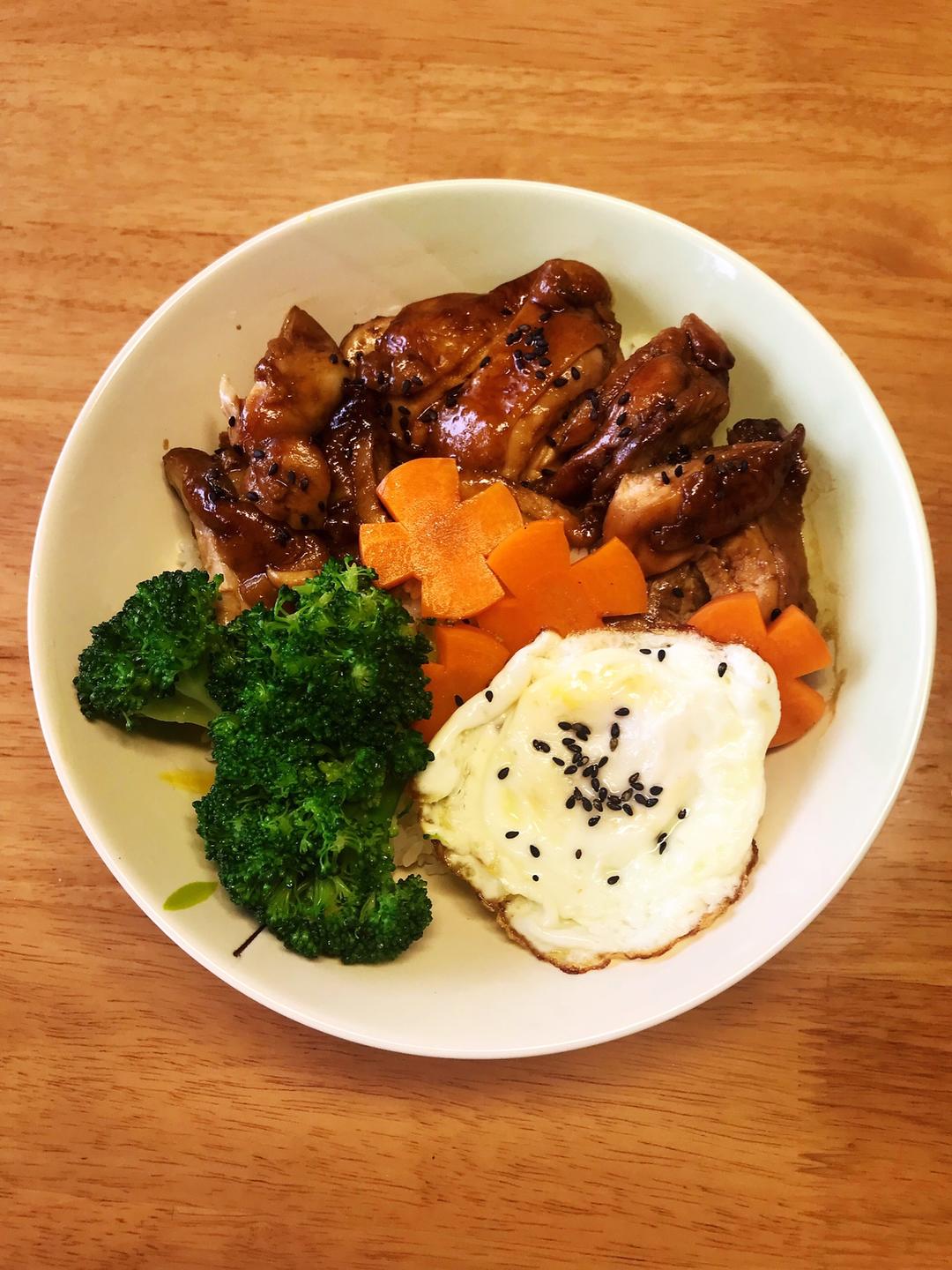 照烧鸡腿饭的做法