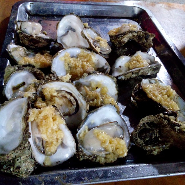 烤生蚝