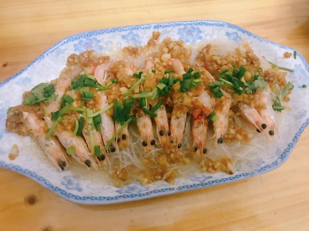 蒜蓉粉丝蒸虾