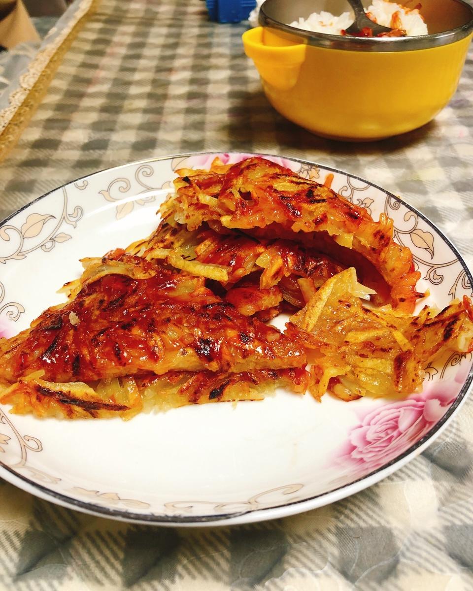 干煸土豆丝饼