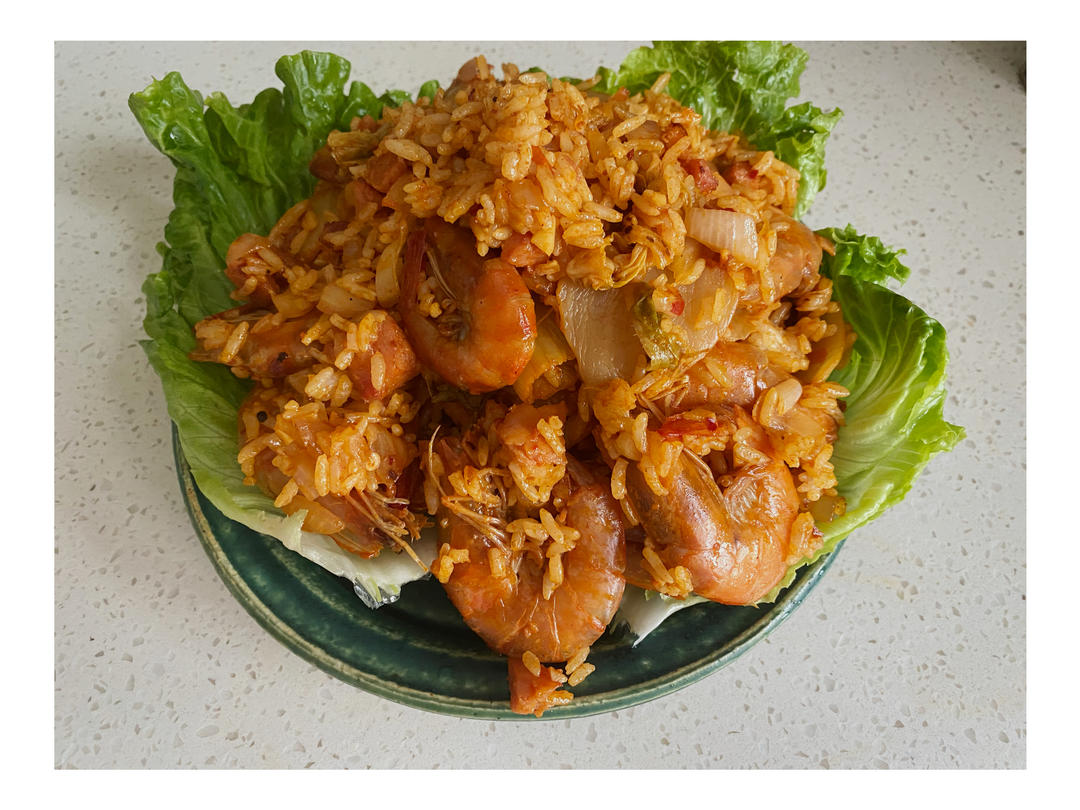 培根泡菜炒饭+荷包蛋--韩食周day2