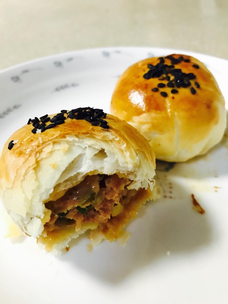 泳式鲜肉榨菜月饼