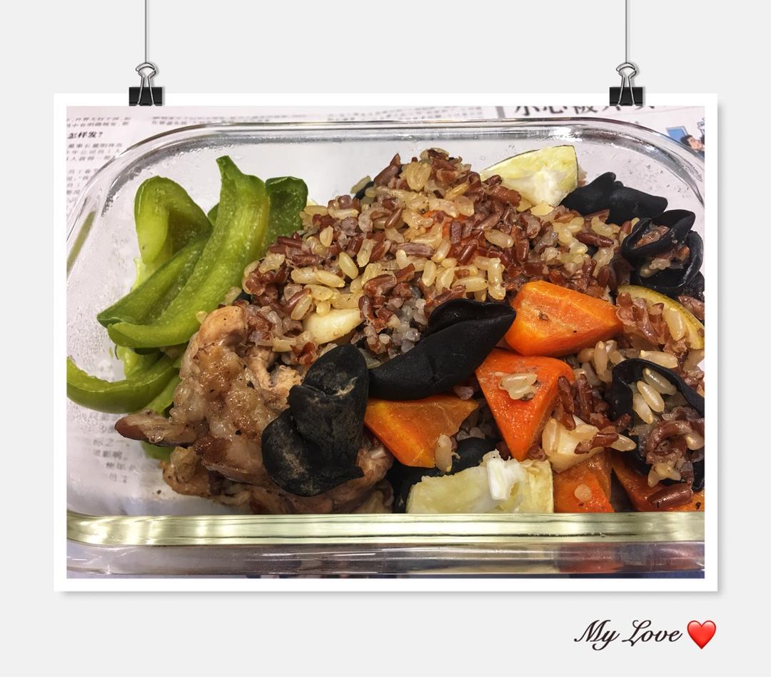 【健康三餐】青柠香菜鸡胸藜麦饭