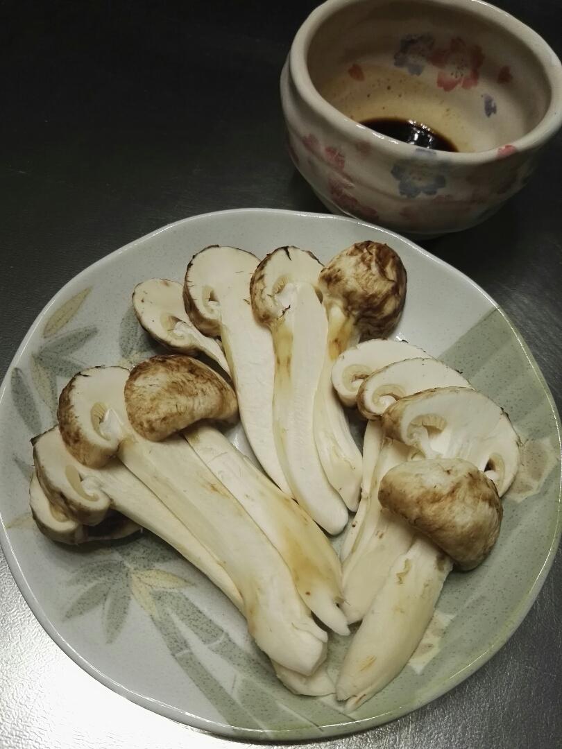 松茸刺身