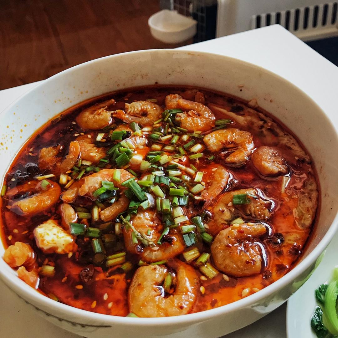 虾仁豆腐蒸水蛋