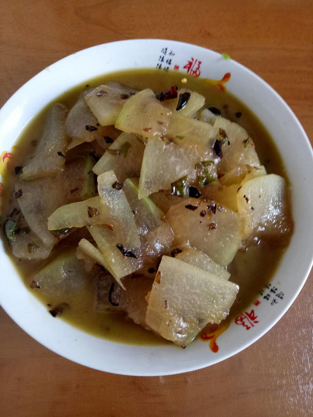 蚝油焖冬瓜