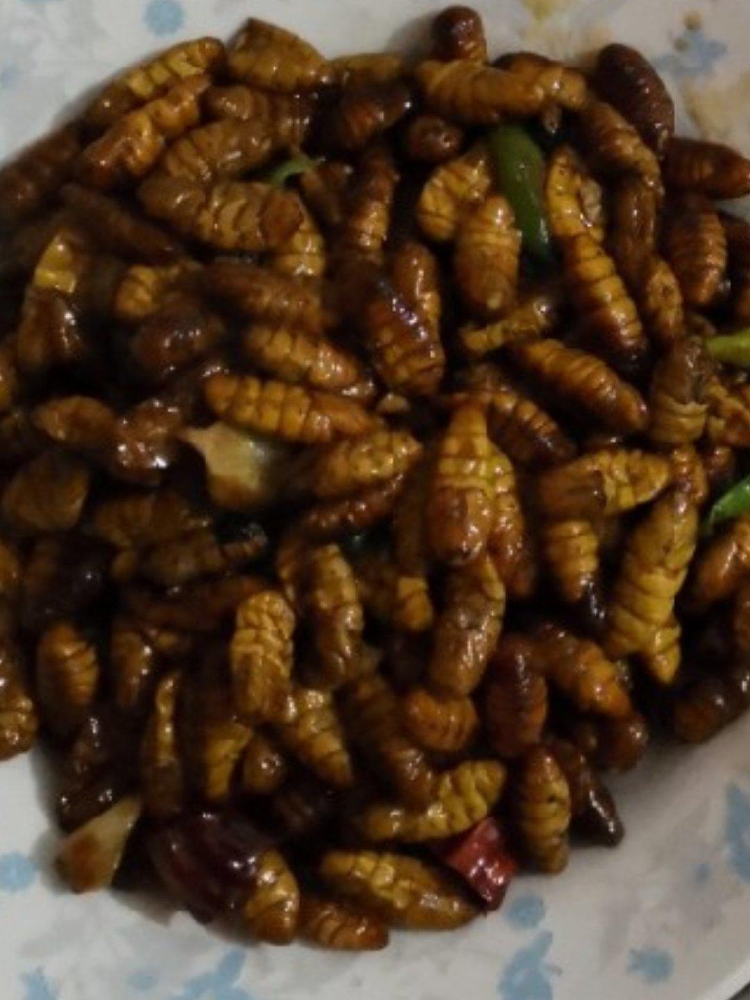 干煸蚕蛹